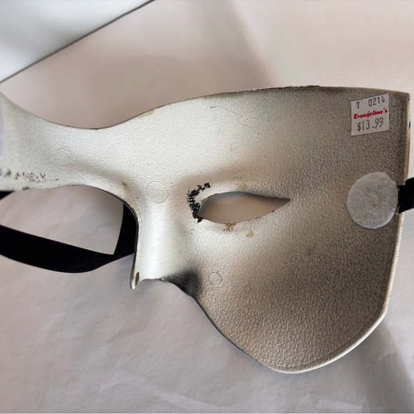 Cracked Pattern Men’s Masquerade Mask - Picture 7 of 8